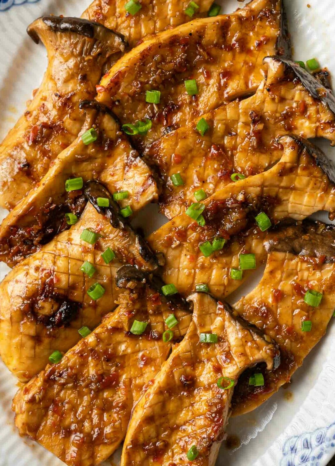 Pleurote du panicaut cuisiné