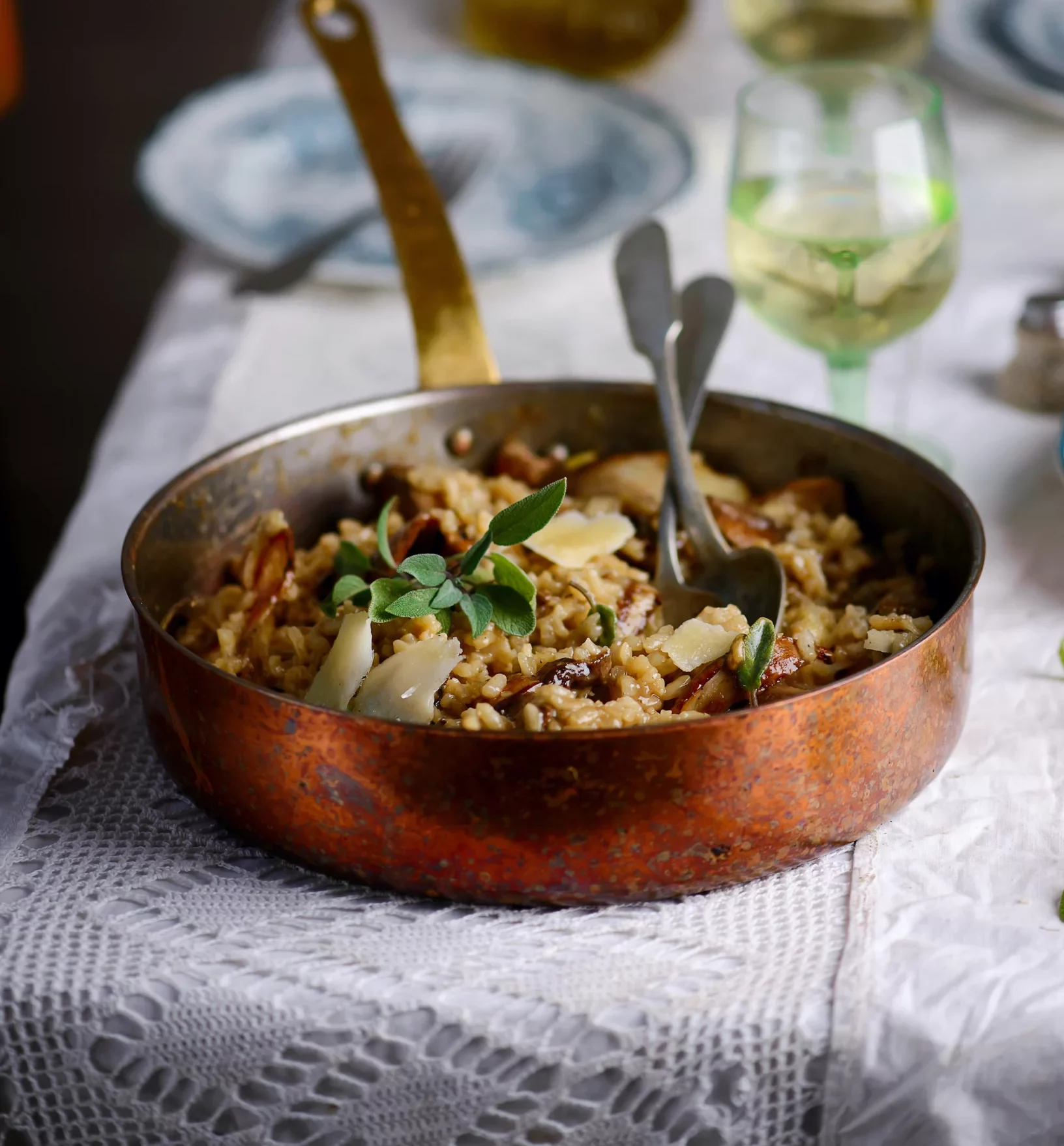 Risotto aux pleurotes du panicaut