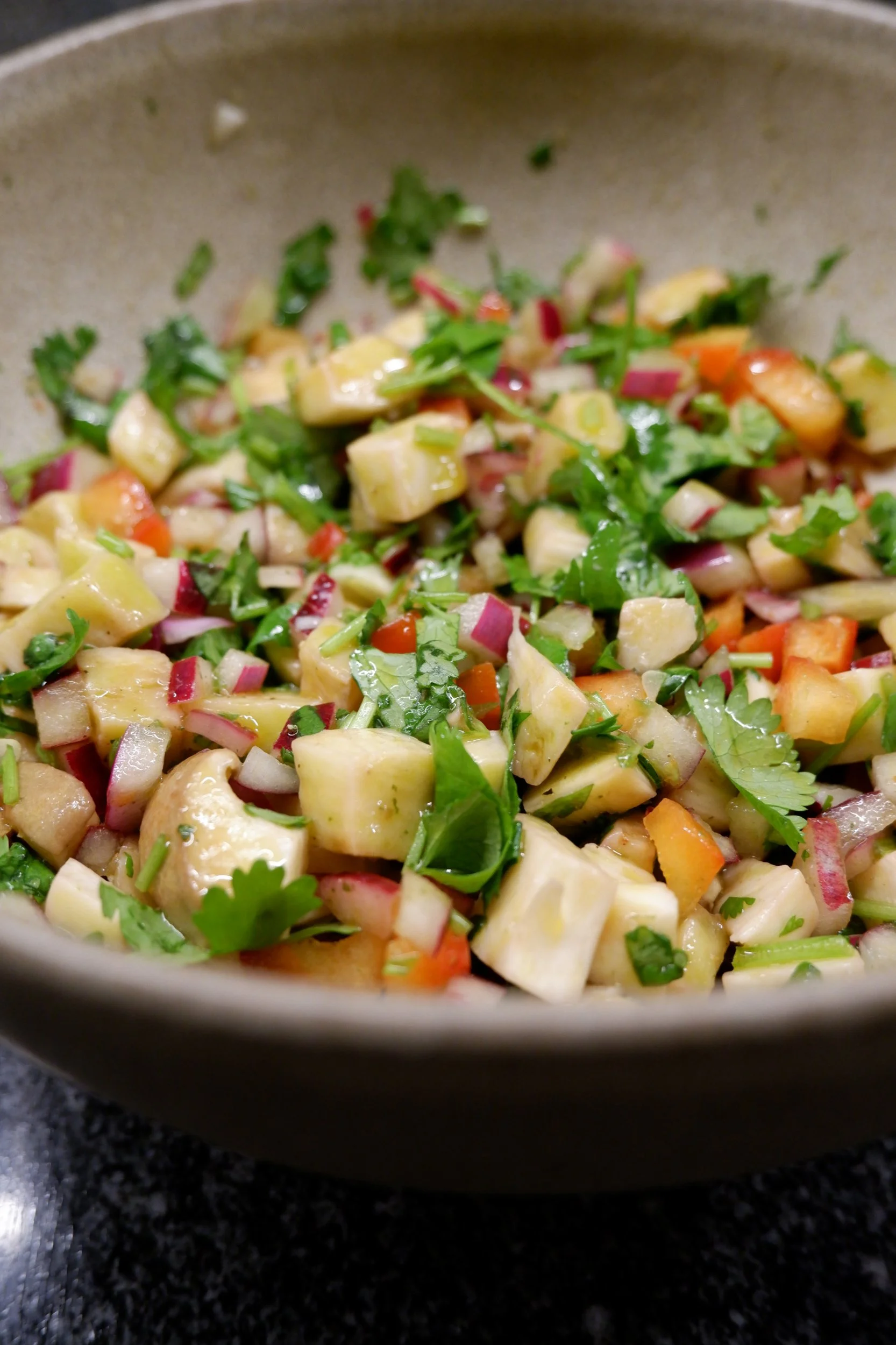 Champignon pleurote du panicaut en salade